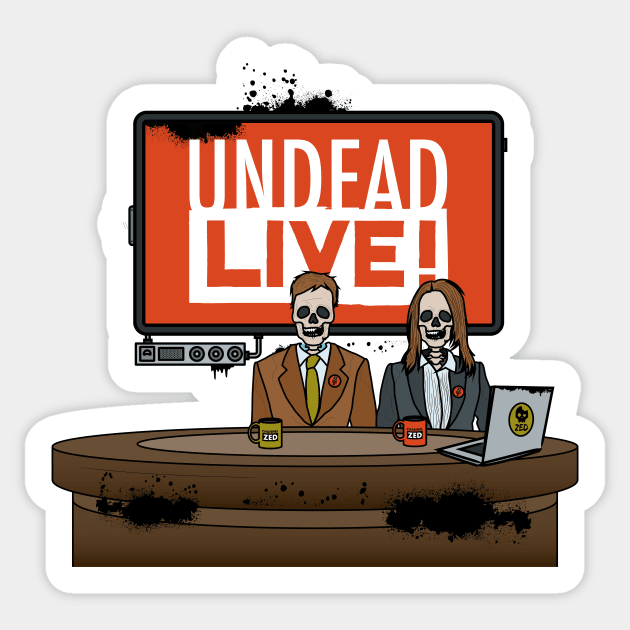 Undead Live Sticker by Zombified Media